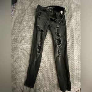 American Eagle High-Rise Jegging Distressed